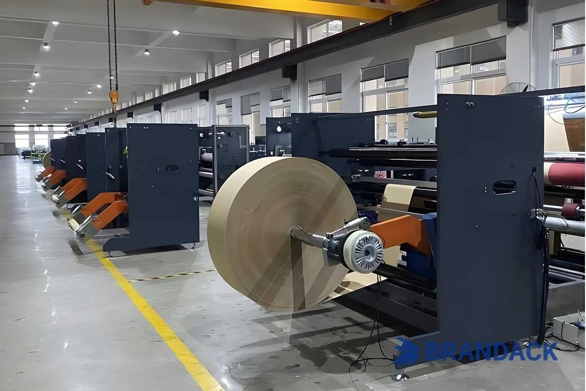 M&aacute;y l&agrave;m t&uacute;i giấy kraft tốc độ cao tự động