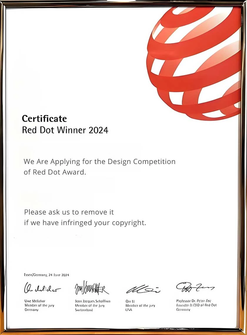 Giải thưởng Red Dot - Đơn vị đạt chứng chỉ &Aacute;p dụng năm 2024